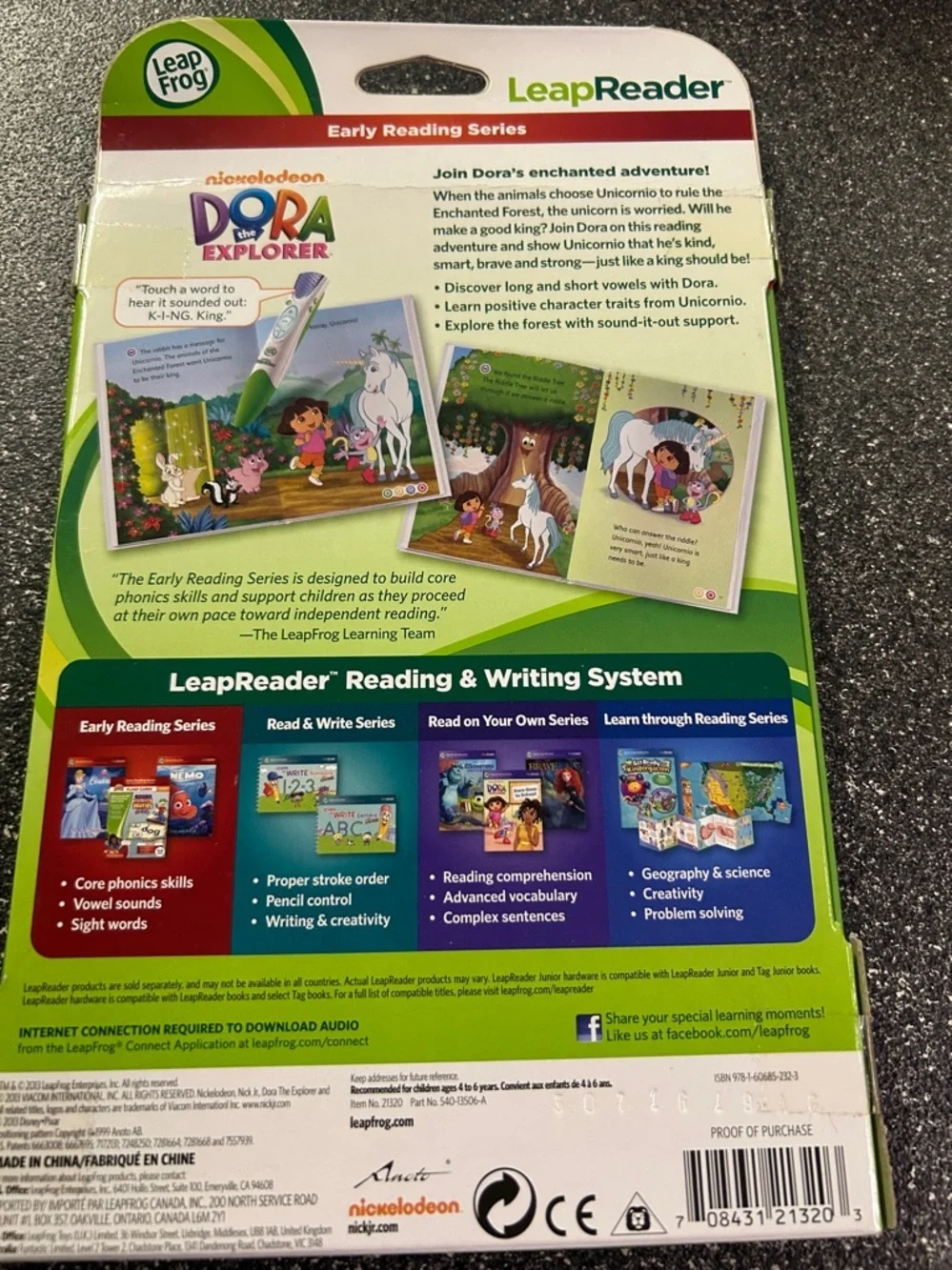 Leapfrog leapreader dora